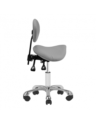 TABORET KOSMETYCZNY 1025 SZARY GIOVANNI