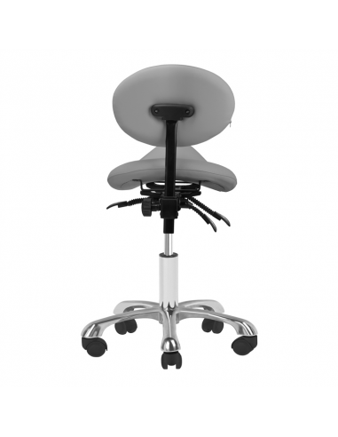 TABORET KOSMETYCZNY 1025 SZARY GIOVANNI