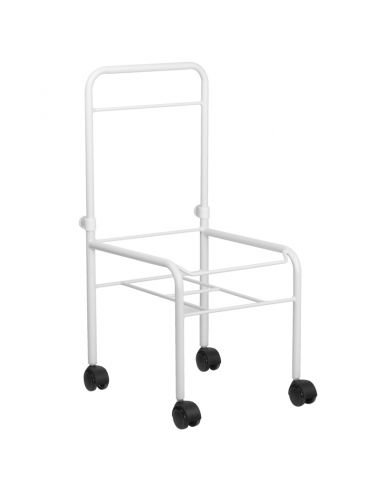 BRODZIK DO PEDICURE NA KÓŁKACH BIAŁY