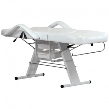 FOTEL KOSMETYCZNY A 202 Z KUWETAMI BIAŁY