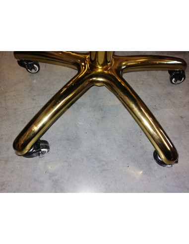 TABORET KOSMETYCZNY GOLD AM-961 CZARNY