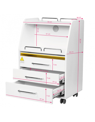 Pomocnik podologiczny 601 biały