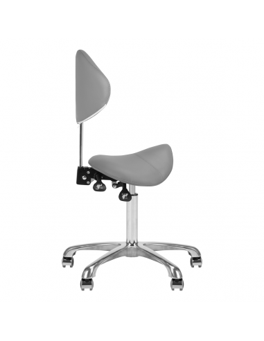 Taboret kosmetyczny 1004 Giovanni szary