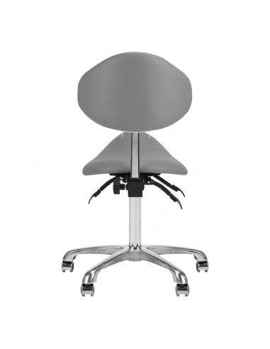 Taboret kosmetyczny 1004 Giovanni szary