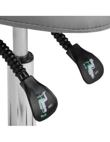 Taboret kosmetyczny 1004 Giovanni szary