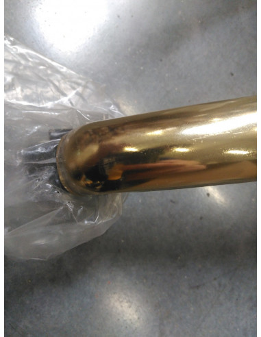 Taboret kosmetyczny Gold AM-961 biały