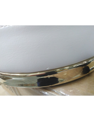 Taboret kosmetyczny Gold AM-961 biały