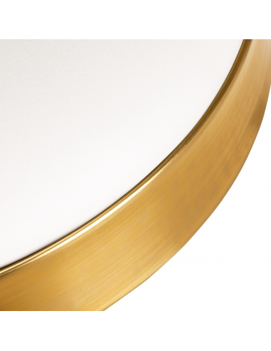 Taboret kosmetyczny H7 złoty biały