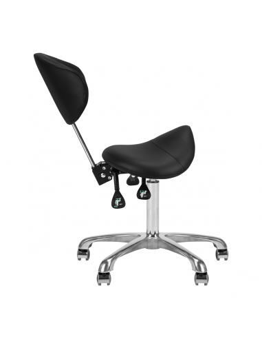 Taboret kosmetyczny 1004 Giovanni czarny