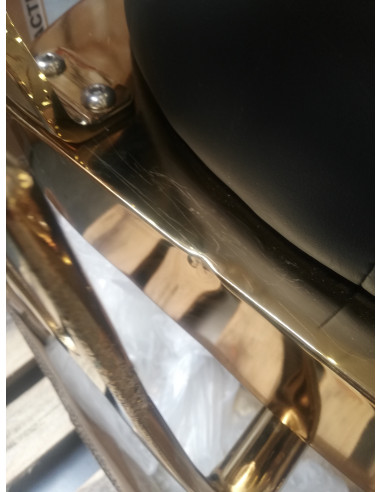 Gabbiano fotel barberski Giulio Gold...