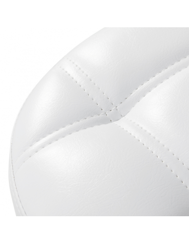 Taboret kosmetyczny Gold AM-830 Biały