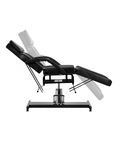 Fotel kosmetyczny hyd. Basic 210 czarny