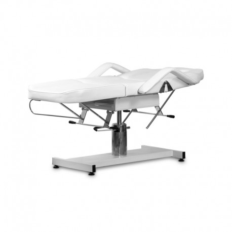 FOTEL KOSMETYCZNY HYDRAULICZNY OBROTOWY MODEL A 210 BIAŁY