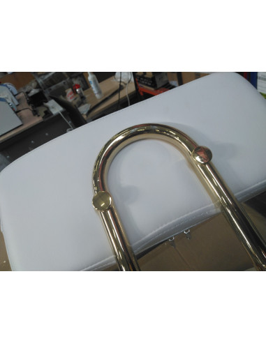 Taboret kosmetyczny Gold AM-961 biały Taboret kosmetyczny Gold AM-961 biały