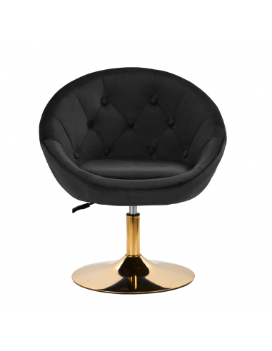 4Rico fotel obrotowy QS-BL12B aksamit...