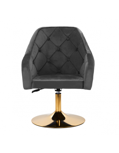 4Rico fotel obrotowy QS-BL14G aksamit...