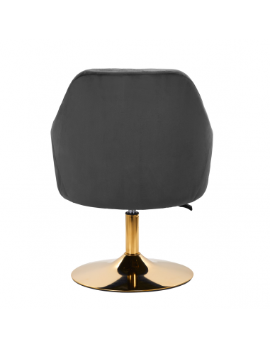 4Rico fotel obrotowy QS-BL14G aksamit...