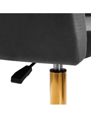 4Rico fotel obrotowy QS-BL14G aksamit...