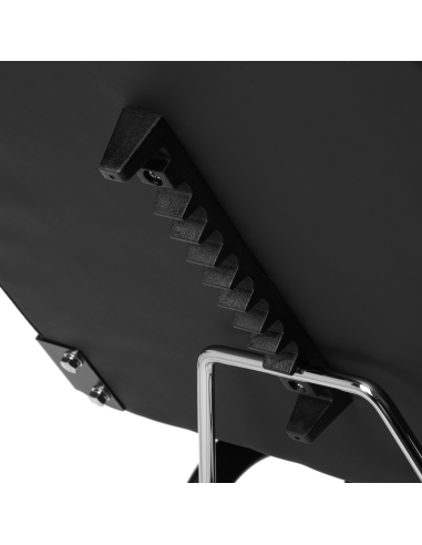 Fotel kosmetyczny 557A z kuwetami czarny