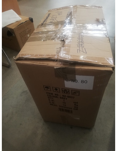 Taboret kosmetyczny 1025 szary Giovanni