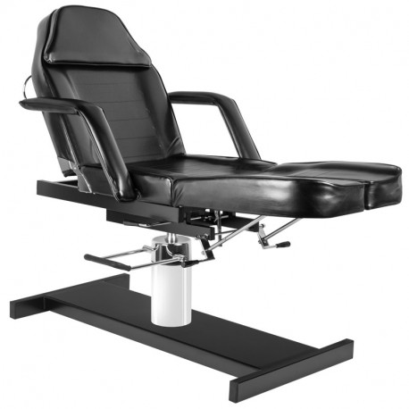 FOTEL KOSMETYCZNY DO PEDICURE HYDRAULICZNY MODEL A 210C PEDI CZARNY
