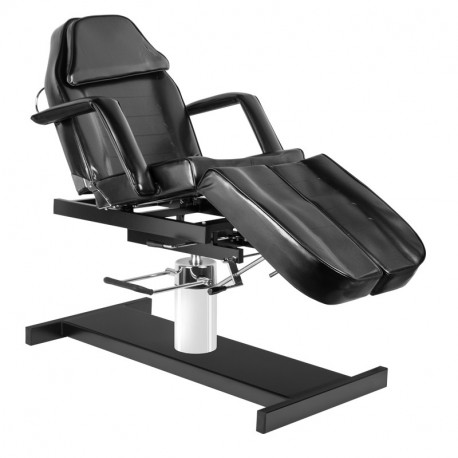 FOTEL KOSMETYCZNY DO PEDICURE HYDRAULICZNY MODEL A 210C PEDI CZARNY
