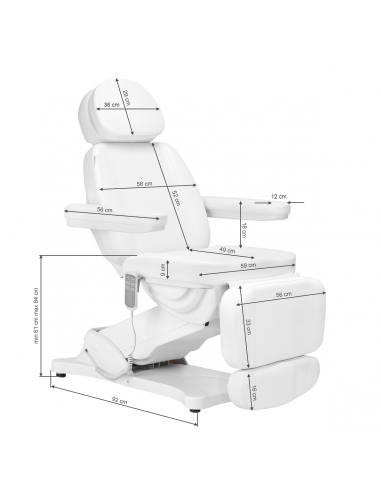 Elektryczny fotel kosmetyczny SILLON...