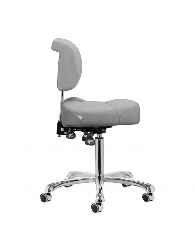 Taboret podologiczny 1005 Giovanni szary