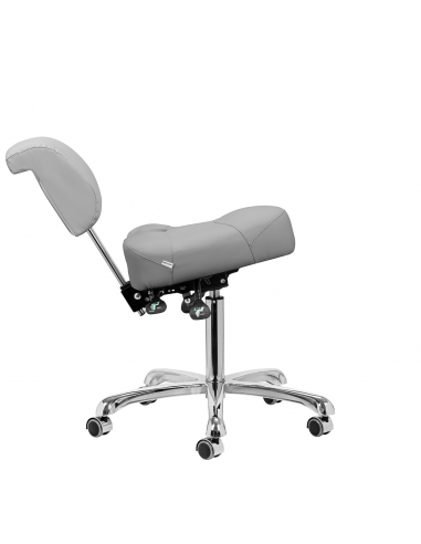 Taboret podologiczny 1005 Giovanni szary