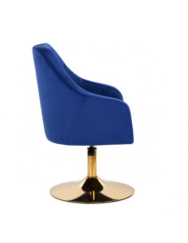4Rico fotel obrotowy QS-BL14G aksamit...