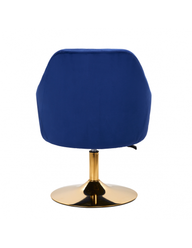 4Rico fotel obrotowy QS-BL14G aksamit...