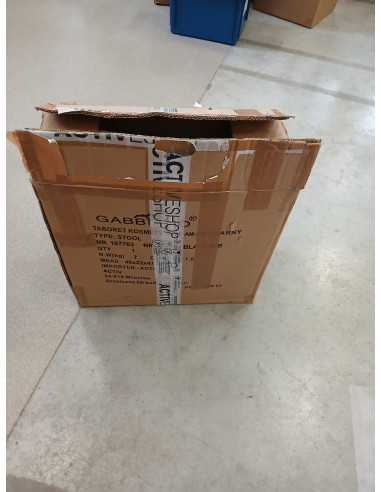 Taboret kosmetyczny AM-304 czarny