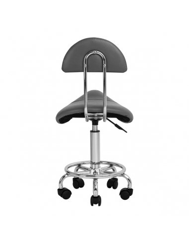 Taboret kosmetyczny 6001 szary