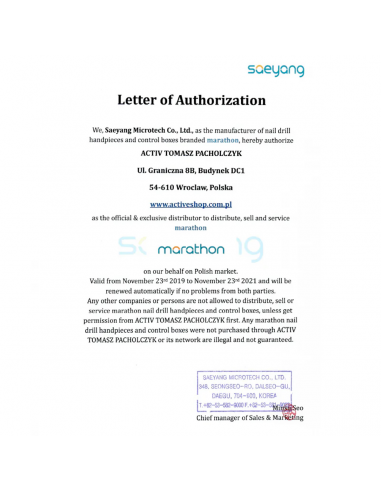 Saeyang frezarka Marathon N7 + ES6 100W