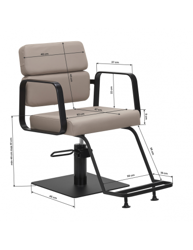 Gabbiano fotel fryzjerski Porto...