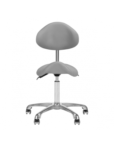 Taboret kosmetyczny 1004 Giovanni szary