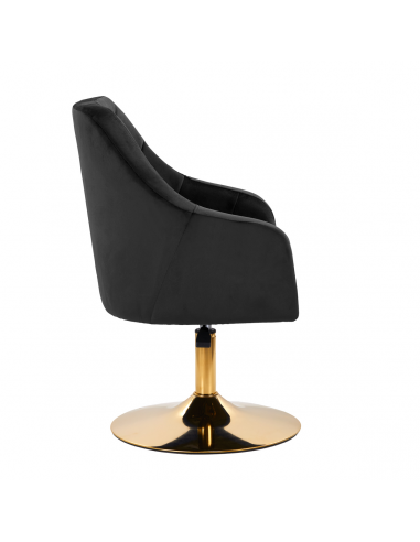 4Rico fotel obrotowy QS-BL14G aksamit...
