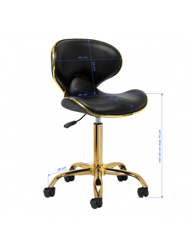 Gabbiano taboret kosmetyczny Q-4599G...