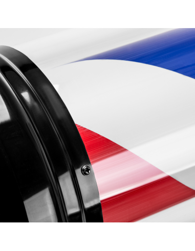 Plafon podświetlany pole barber shop...