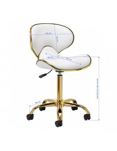 Gabbiano taboret kosmetyczny Q-4599G...