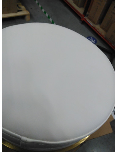 TABORET KOSMETYCZNY H5 ZŁOTO BIAŁY TABORET KOSMETYCZNY H5 ZŁOTO BIAŁY