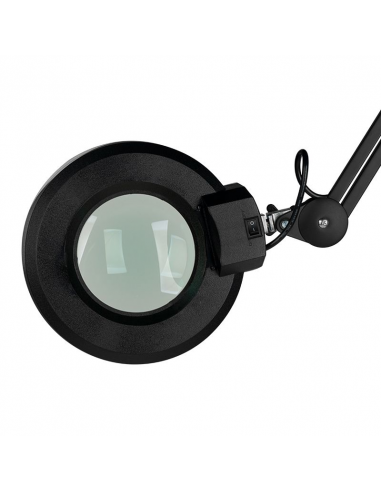 Lampa lupa S4 + statyw czarna