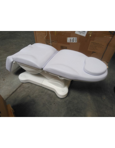 Fotel kosmetyczny elektr. 3 siln. biały