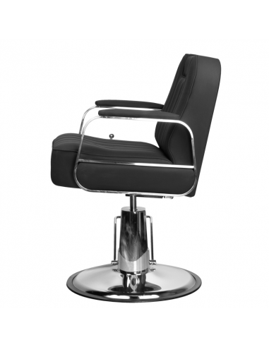 Gabbiano fotel barberski Rufo czarny