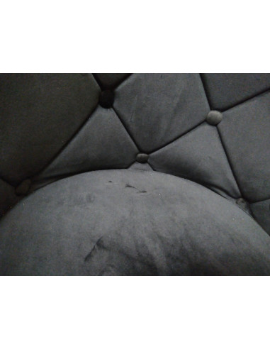 4Rico fotel obrotowy QS-BL14G aksamit...