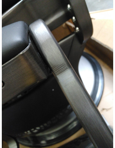 Gabbiano fotel barberski Niccolo czarny