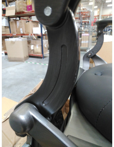 Gabbiano fotel barberski Niccolo czarny