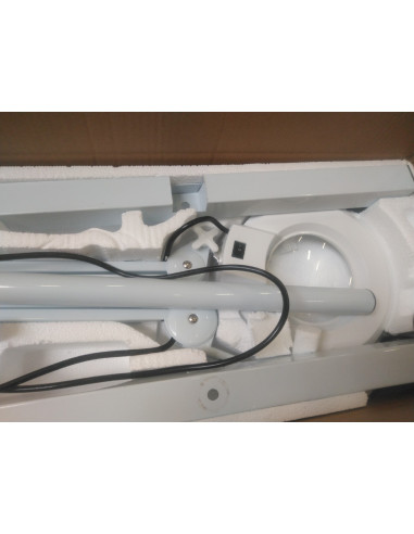 Lampa lupa S4 + statyw Odcień bieli