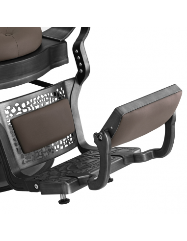 Gabbiano fotel barberski Niccolo brązowy