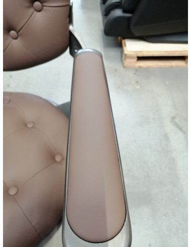 Gabbiano fotel barberski Niccolo brązowy